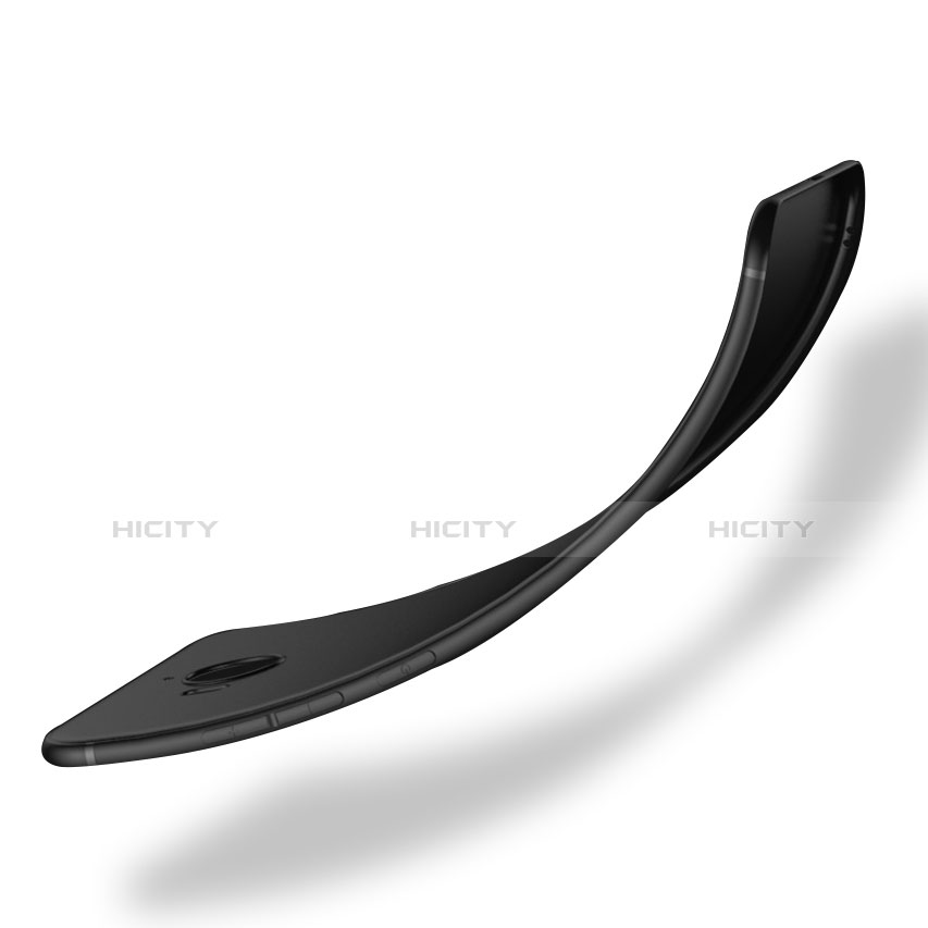 Silikon Hülle Handyhülle Ultra Dünn Schutzhülle für Huawei Y5 (2017) Schwarz groß
