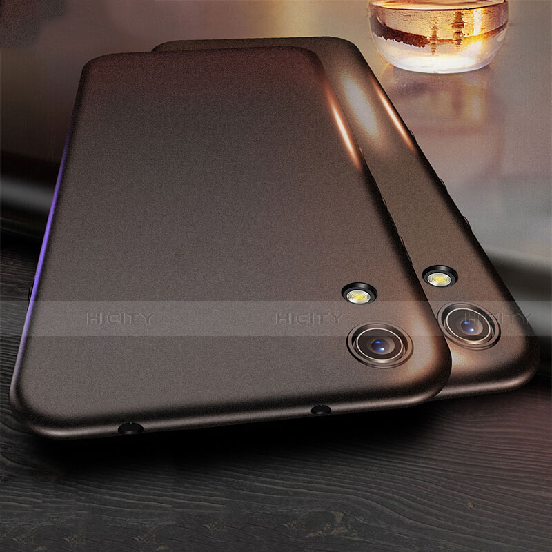 Silikon Hülle Handyhülle Ultra Dünn Schutzhülle für Huawei Y6 Pro (2019) Schwarz Plus