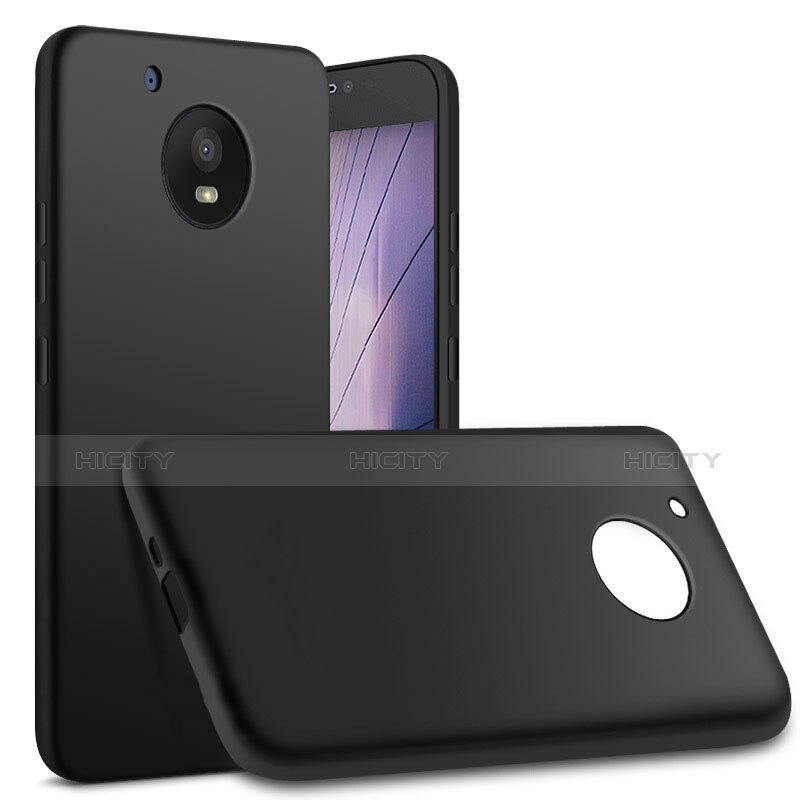 Silikon Hülle Handyhülle Ultra Dünn Schutzhülle für Motorola Moto E4 Plus Schwarz