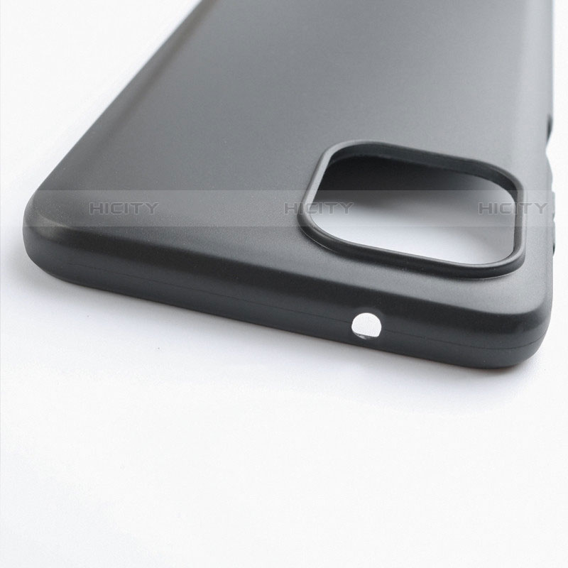 Silikon Hülle Handyhülle Ultra Dünn Schutzhülle für Motorola Moto G50 5G Schwarz groß