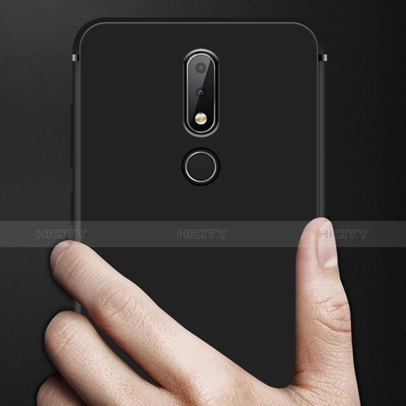 Silikon Hülle Handyhülle Ultra Dünn Schutzhülle für Nokia X5 Schwarz