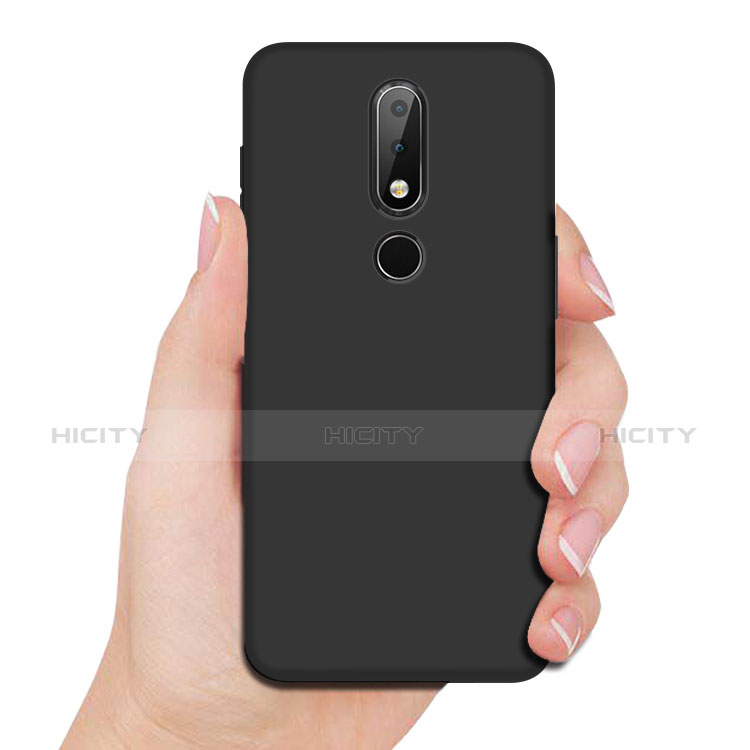 Silikon Hülle Handyhülle Ultra Dünn Schutzhülle für Nokia X6 Schwarz