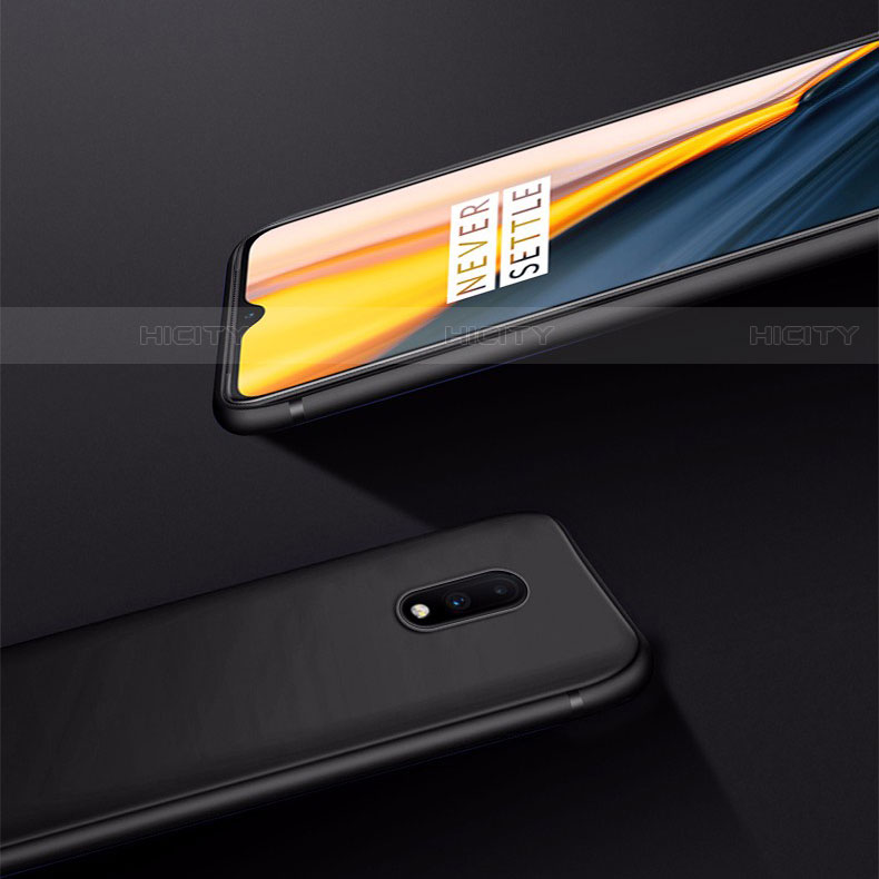 Silikon Hülle Handyhülle Ultra Dünn Schutzhülle für OnePlus 7 Schwarz groß