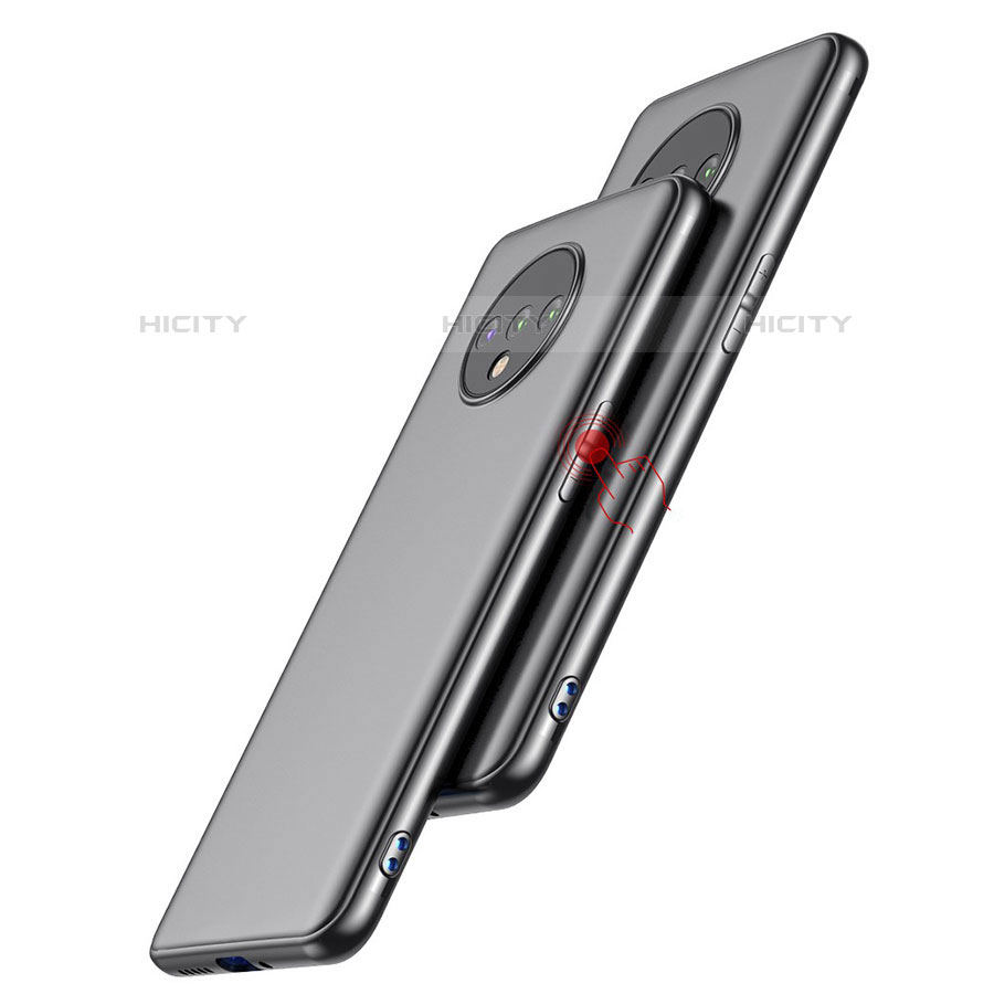 Silikon Hülle Handyhülle Ultra Dünn Schutzhülle für OnePlus 7T Schwarz
