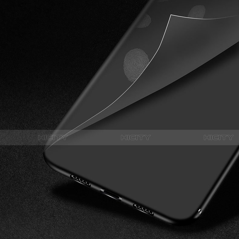 Silikon Hülle Handyhülle Ultra Dünn Schutzhülle für Oppo A53s Schwarz groß