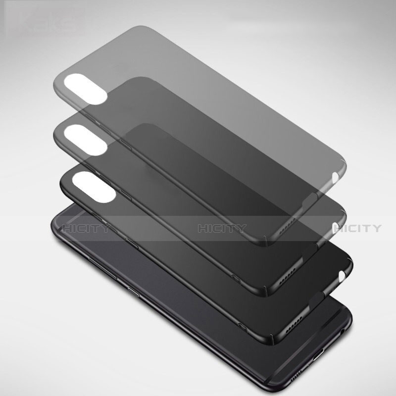 Silikon Hülle Handyhülle Ultra Dünn Schutzhülle für Oppo A9X Schwarz groß