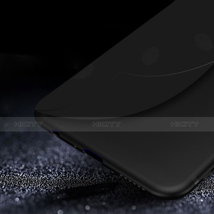 Silikon Hülle Handyhülle Ultra Dünn Schutzhülle für Oppo RX17 Neo Schwarz groß