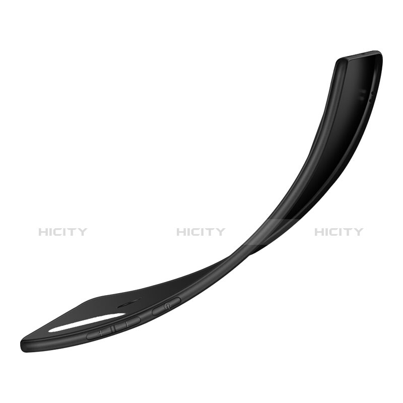 Silikon Hülle Handyhülle Ultra Dünn Schutzhülle für Samsung Galaxy A8s SM-G8870 Schwarz groß
