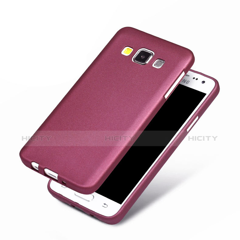 Silikon Hülle Handyhülle Ultra Dünn Schutzhülle für Samsung Galaxy DS A300G A300H A300M Violett Plus
