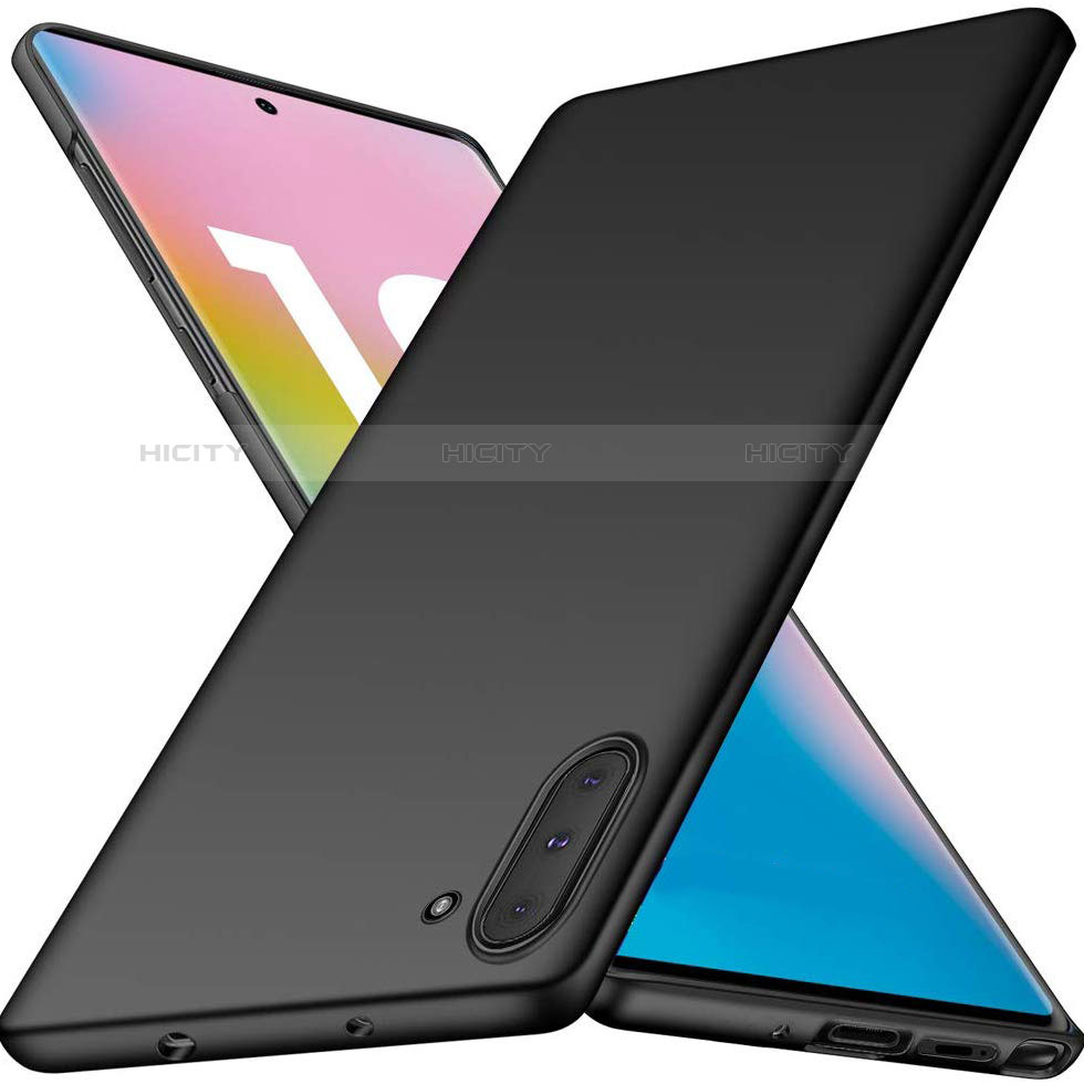 Silikon Hülle Handyhülle Ultra Dünn Schutzhülle für Samsung Galaxy Note 10 5G Schwarz Plus
