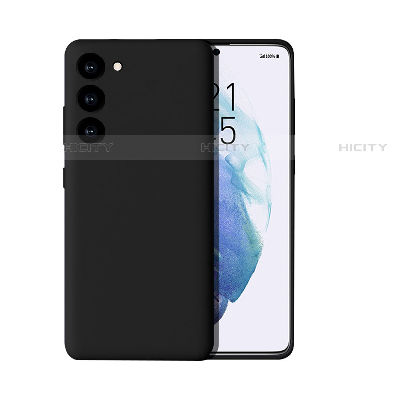 Silikon Hülle Handyhülle Ultra Dünn Schutzhülle für Samsung Galaxy S21 Plus 5G Schwarz
