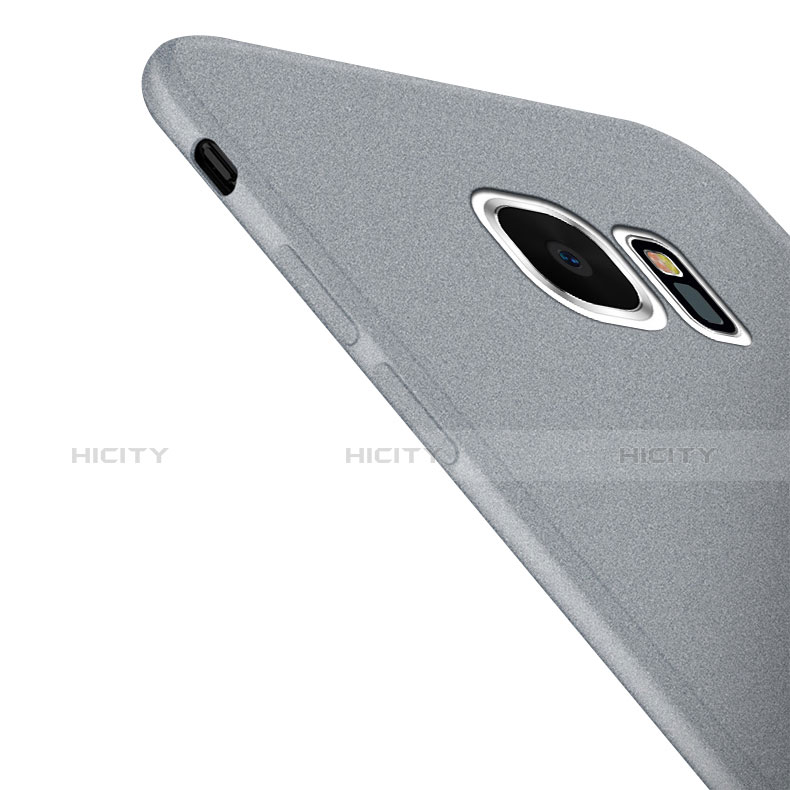 Silikon Hülle Handyhülle Ultra Dünn Schutzhülle für Samsung Galaxy S7 G930F G930FD Grau groß