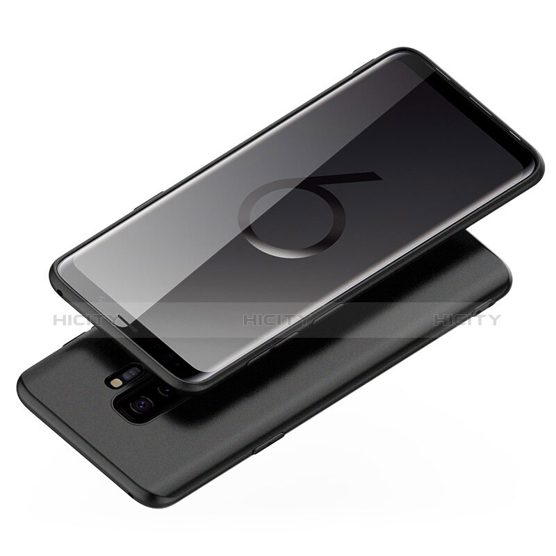 Silikon Hülle Handyhülle Ultra Dünn Schutzhülle für Samsung Galaxy S9 Plus Schwarz