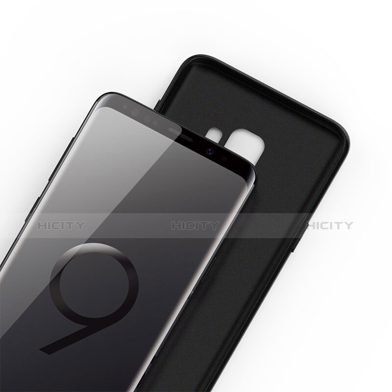Silikon Hülle Handyhülle Ultra Dünn Schutzhülle für Samsung Galaxy S9 Plus Schwarz