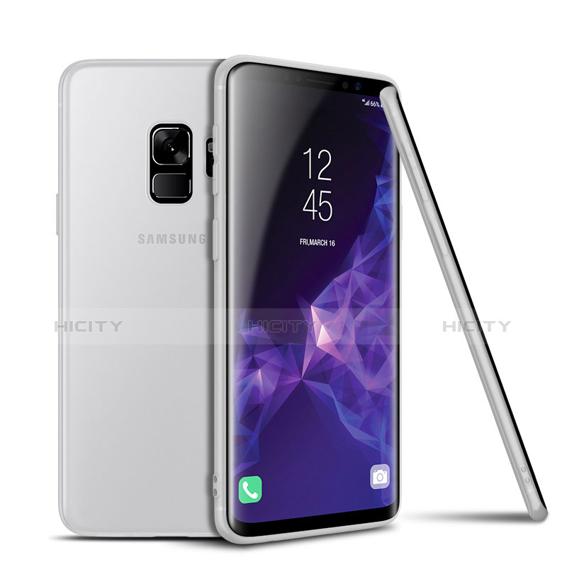 Silikon Hülle Handyhülle Ultra Dünn Schutzhülle für Samsung Galaxy S9 Weiß Plus