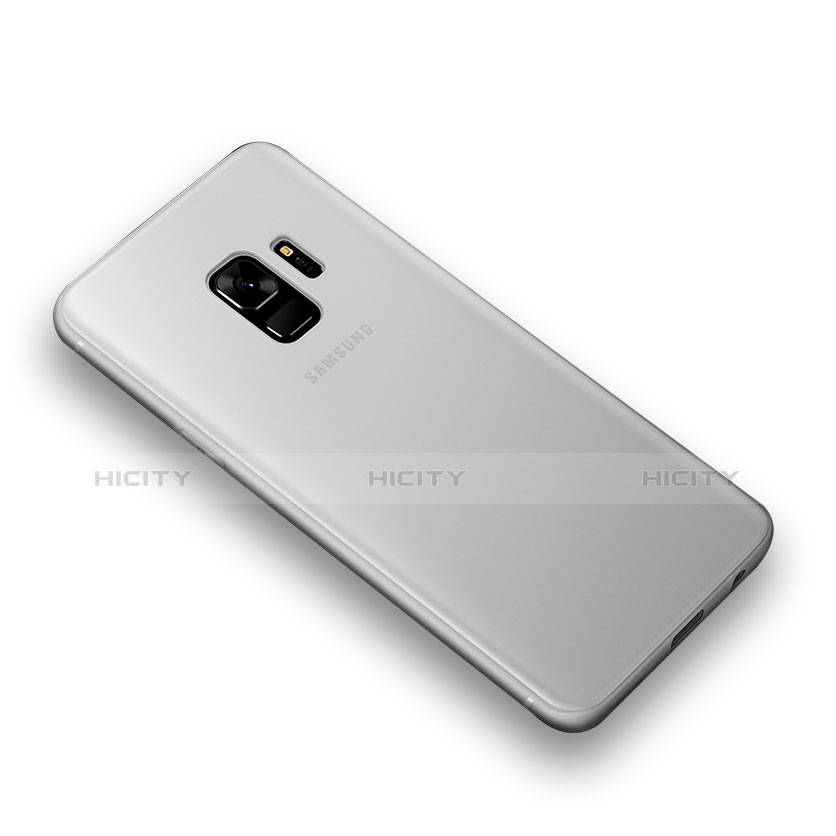 Silikon Hülle Handyhülle Ultra Dünn Schutzhülle für Samsung Galaxy S9 Weiß groß