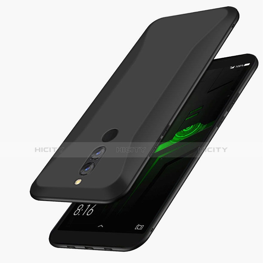 Silikon Hülle Handyhülle Ultra Dünn Schutzhülle für Xiaomi Black Shark Helo Schwarz Plus