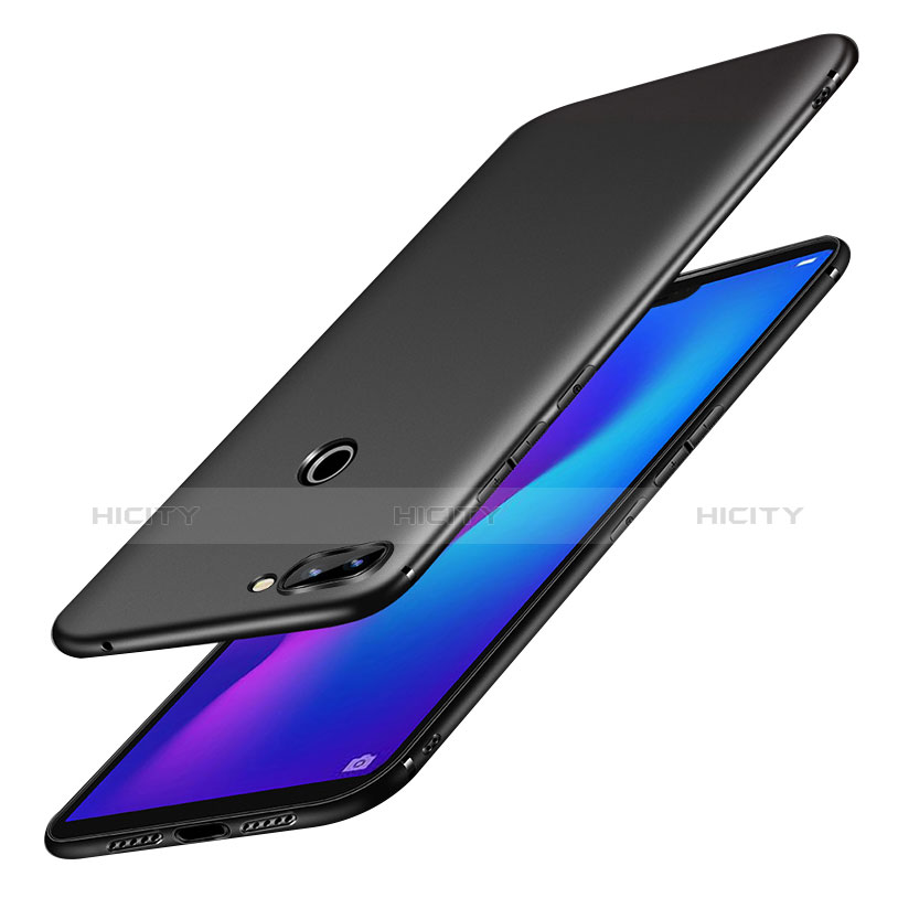 Silikon Hülle Handyhülle Ultra Dünn Schutzhülle für Xiaomi Mi 8 Lite Schwarz Plus