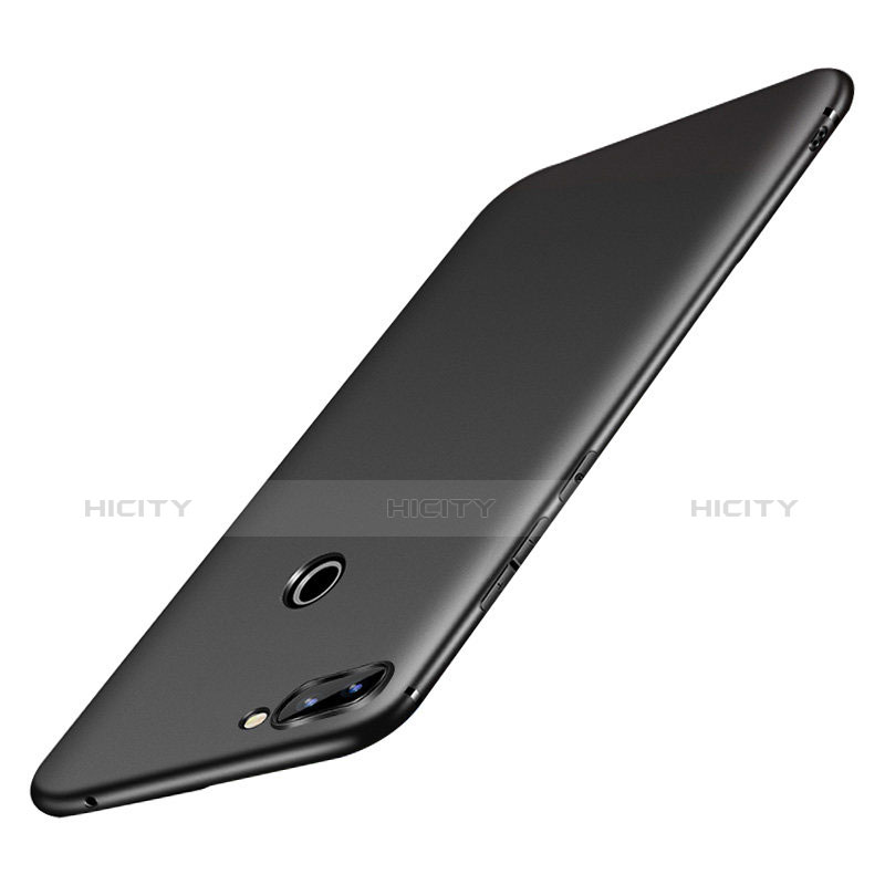 Silikon Hülle Handyhülle Ultra Dünn Schutzhülle für Xiaomi Mi 8 Lite Schwarz groß