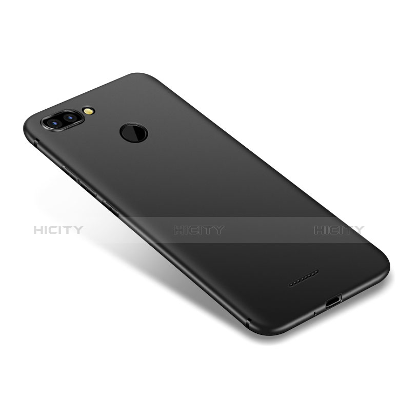 Silikon Hülle Handyhülle Ultra Dünn Schutzhülle für Xiaomi Redmi 6 Schwarz groß