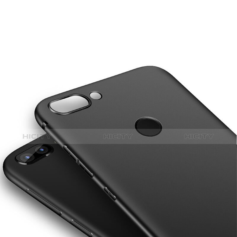 Silikon Hülle Handyhülle Ultra Dünn Schutzhülle für Xiaomi Redmi 6 Schwarz groß