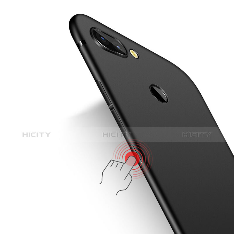 Silikon Hülle Handyhülle Ultra Dünn Schutzhülle für Xiaomi Redmi 6 Schwarz groß