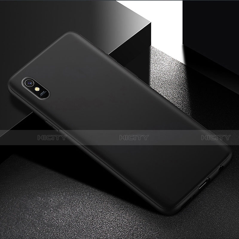 Silikon Hülle Handyhülle Ultra Dünn Schutzhülle für Xiaomi Redmi 9A Schwarz