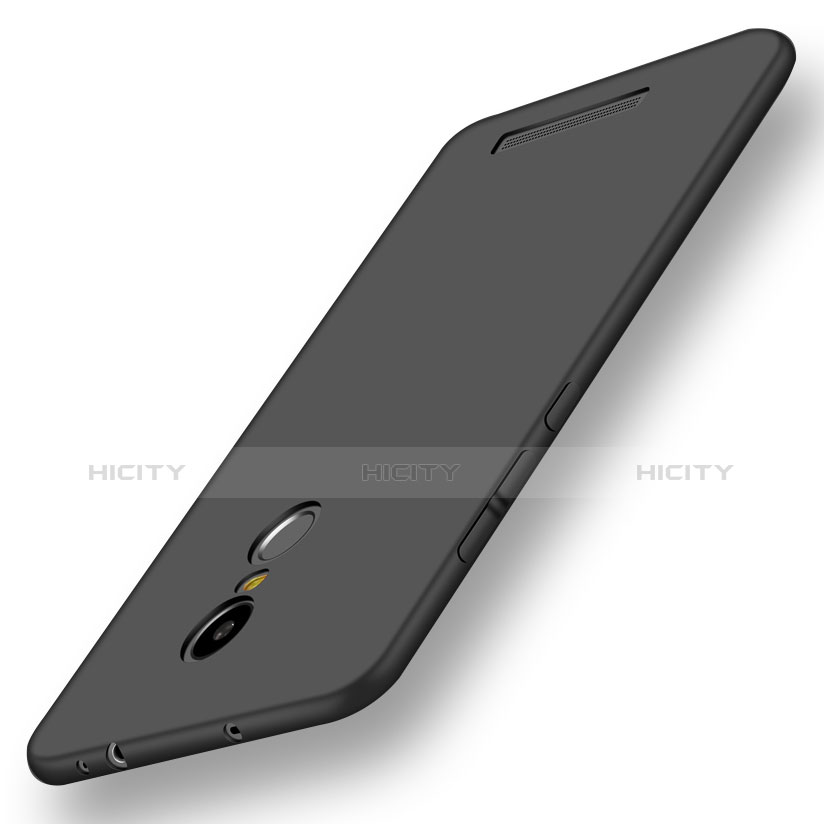 Silikon Hülle Handyhülle Ultra Dünn Schutzhülle für Xiaomi Redmi Note 3 Schwarz groß