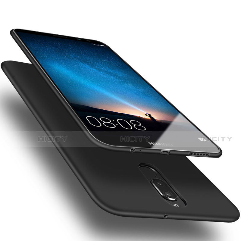 Silikon Hülle Handyhülle Ultra Dünn Schutzhülle S02 für Huawei G10 Schwarz Plus