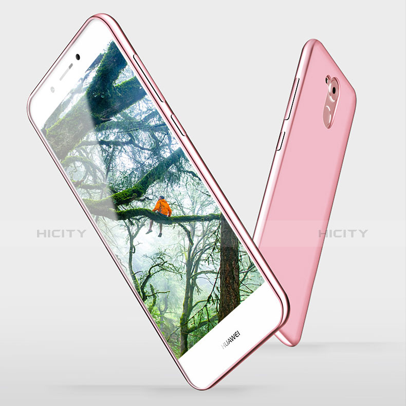 Silikon Hülle Handyhülle Ultra Dünn Schutzhülle S02 für Huawei Honor 6C Rosa groß