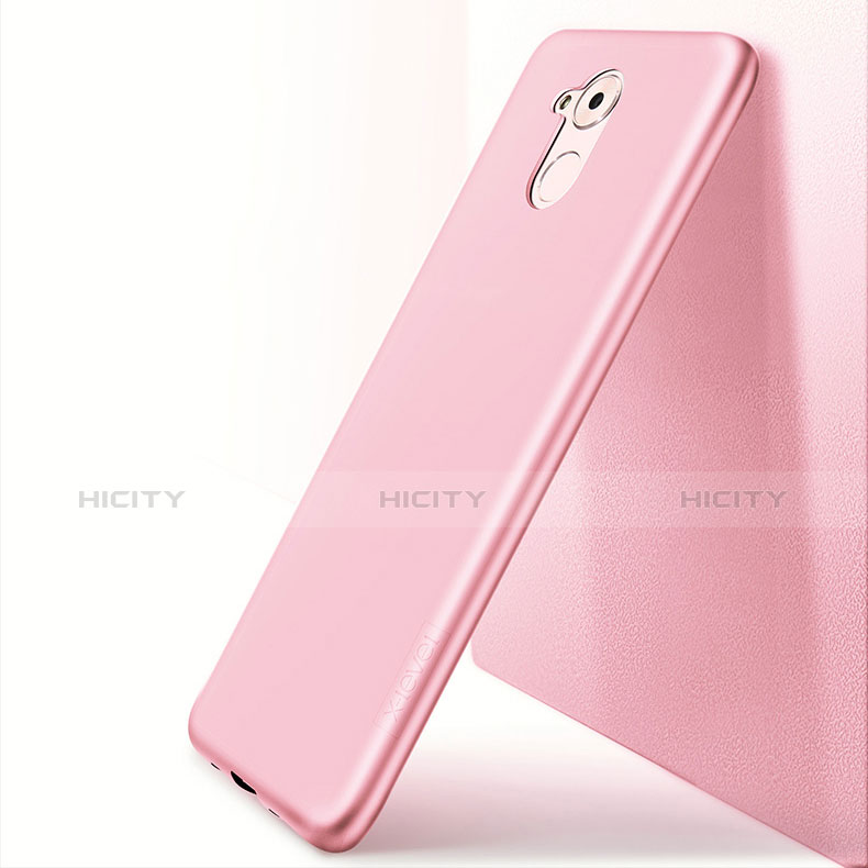 Silikon Hülle Handyhülle Ultra Dünn Schutzhülle S02 für Huawei Honor 6C Rosa groß