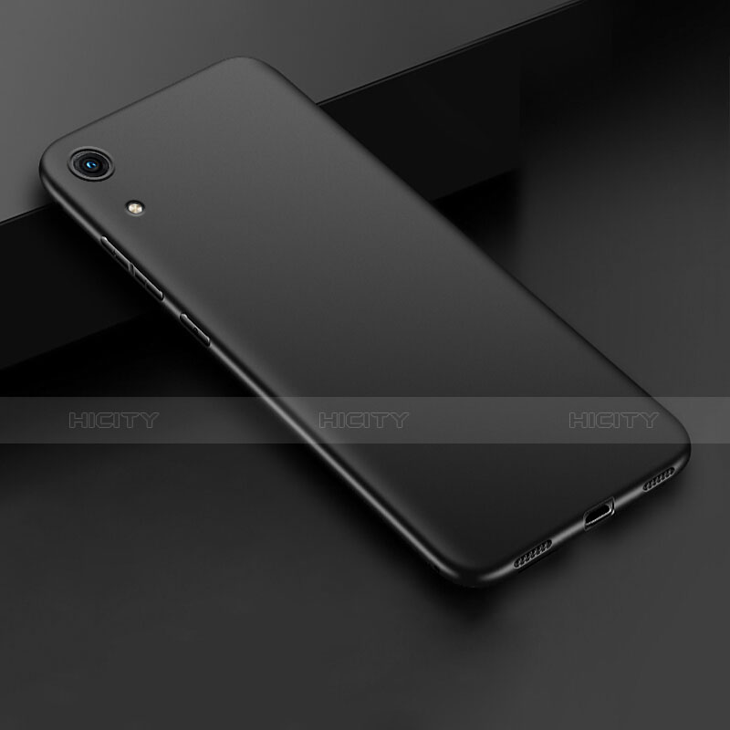 Silikon Hülle Handyhülle Ultra Dünn Schutzhülle S02 für Huawei Honor 8A Schwarz groß