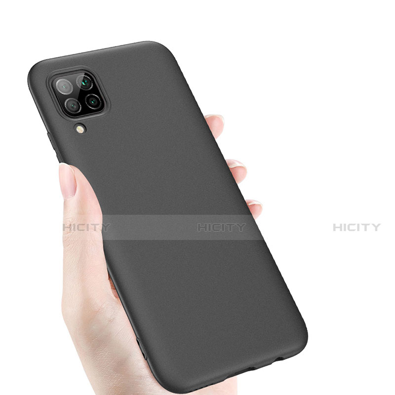 Silikon Hülle Handyhülle Ultra Dünn Schutzhülle S02 für Huawei Nova 6 SE Schwarz groß