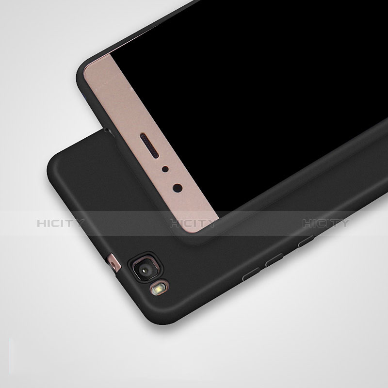 Silikon Hülle Handyhülle Ultra Dünn Schutzhülle S02 für Huawei P9 Lite Schwarz Plus