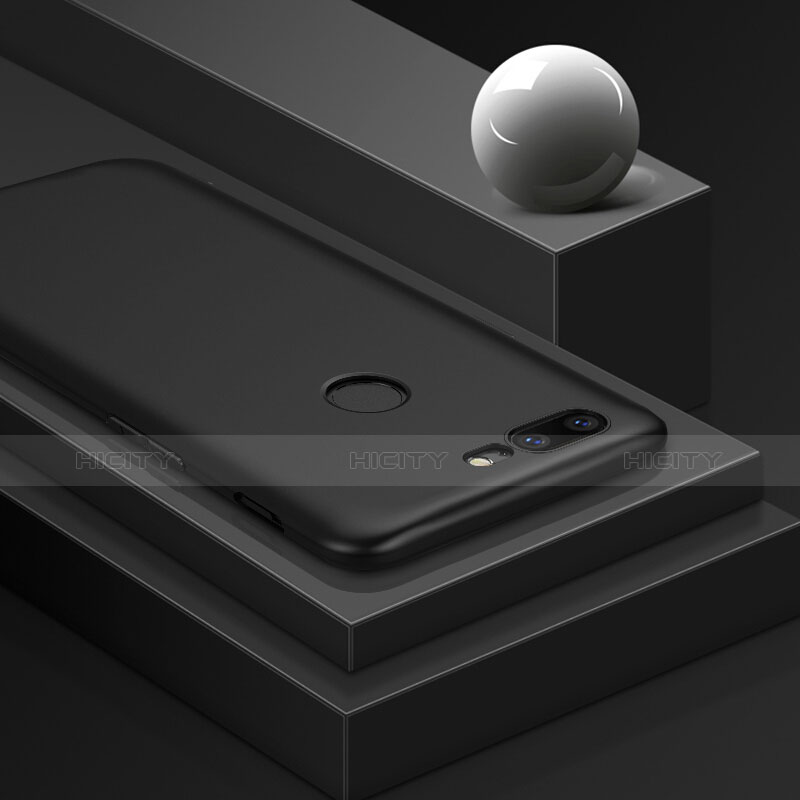 Silikon Hülle Handyhülle Ultra Dünn Schutzhülle S02 für OnePlus 5T A5010 Schwarz groß