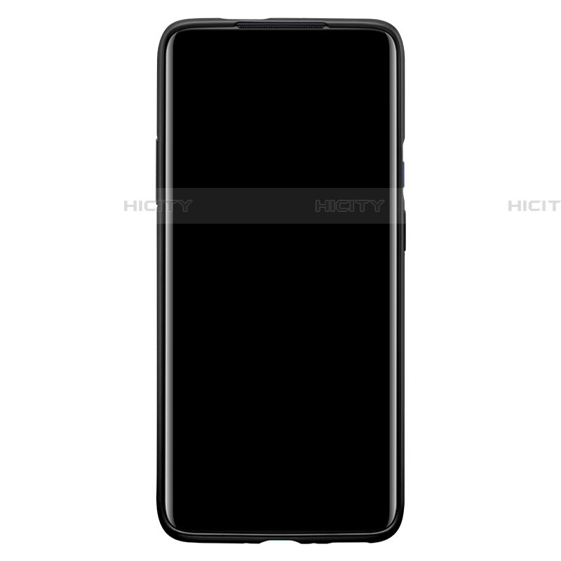 Silikon Hülle Handyhülle Ultra Dünn Schutzhülle S02 für OnePlus 7T Pro Schwarz groß