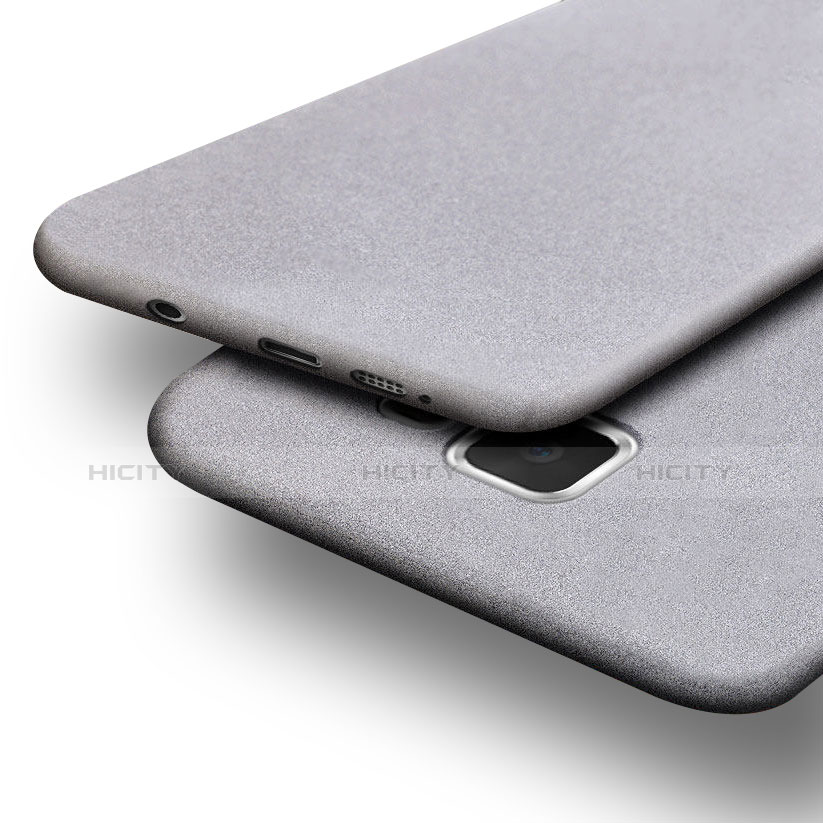 Silikon Hülle Handyhülle Ultra Dünn Schutzhülle S02 für Samsung Galaxy A7 (2016) A7100 Grau