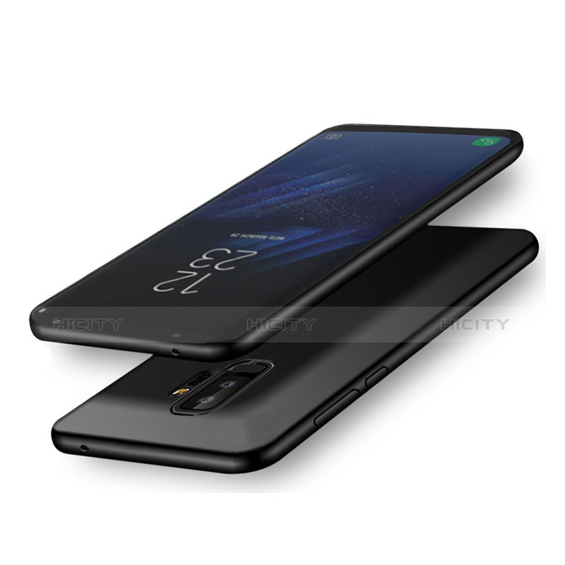 Silikon Hülle Handyhülle Ultra Dünn Schutzhülle S02 für Samsung Galaxy A9 Star Lite Schwarz Plus