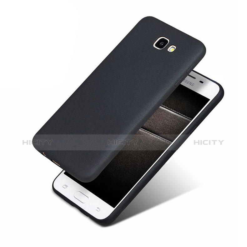 Silikon Hülle Handyhülle Ultra Dünn Schutzhülle S02 für Samsung Galaxy J5 Prime G570F Schwarz Plus