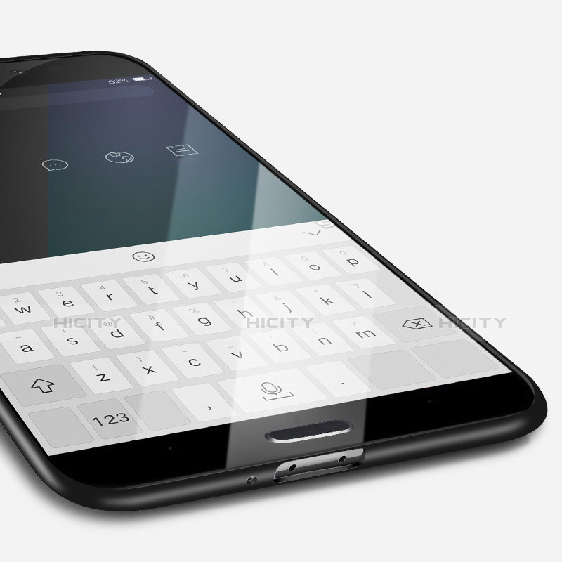 Silikon Hülle Handyhülle Ultra Dünn Schutzhülle S02 für Samsung Galaxy S5 Duos Plus Schwarz groß