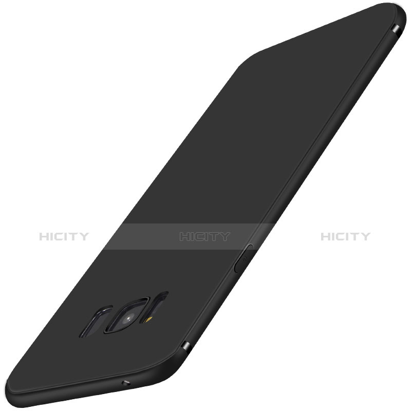 Silikon Hülle Handyhülle Ultra Dünn Schutzhülle S02 für Samsung Galaxy S8 Schwarz