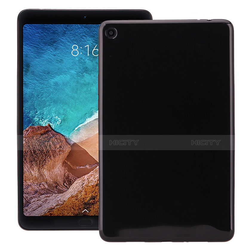 Silikon Hülle Handyhülle Ultra Dünn Schutzhülle S02 für Xiaomi Mi Pad Schwarz