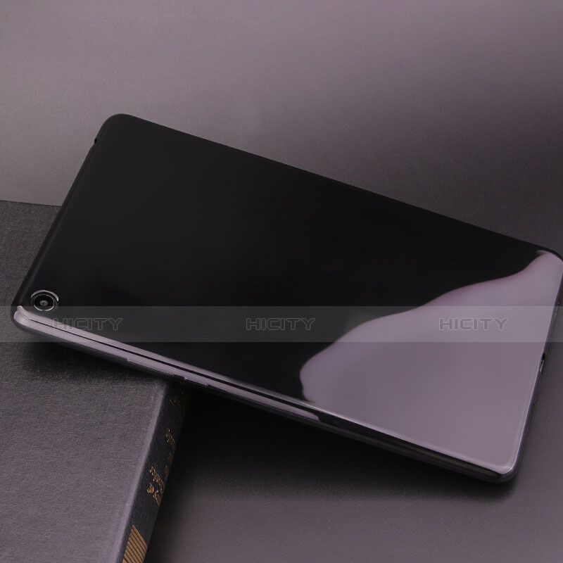 Silikon Hülle Handyhülle Ultra Dünn Schutzhülle S02 für Xiaomi Mi Pad Schwarz