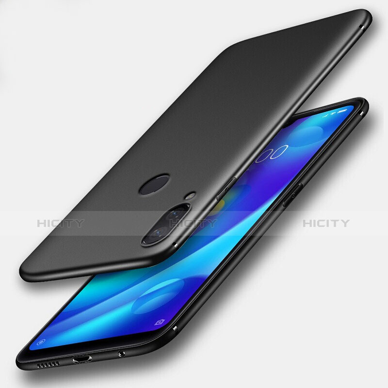 Silikon Hülle Handyhülle Ultra Dünn Schutzhülle S02 für Xiaomi Mi Play 4G Schwarz Plus