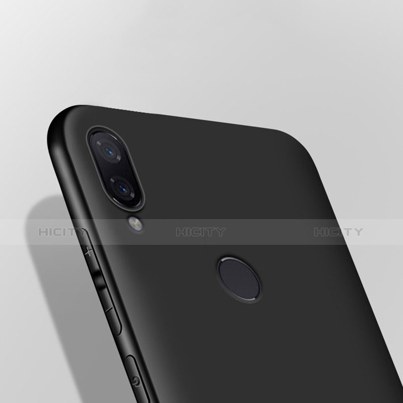 Silikon Hülle Handyhülle Ultra Dünn Schutzhülle S02 für Xiaomi Mi Play 4G Schwarz groß