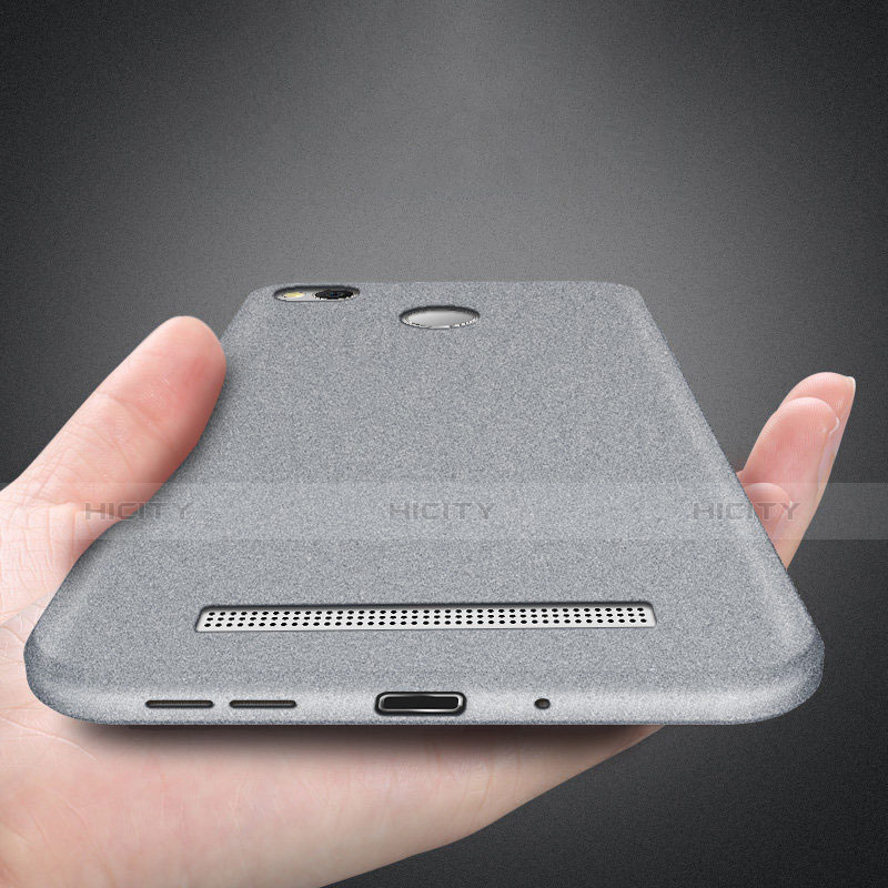 Silikon Hülle Handyhülle Ultra Dünn Schutzhülle S02 für Xiaomi Redmi 3 Pro Grau groß