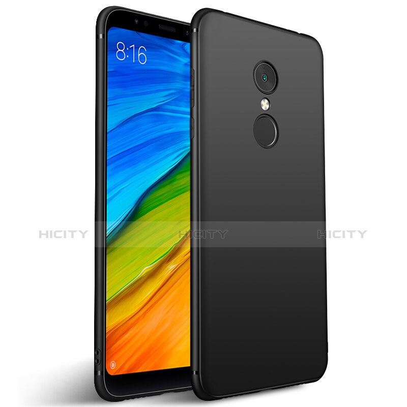 Silikon Hülle Handyhülle Ultra Dünn Schutzhülle S02 für Xiaomi Redmi 5 Schwarz