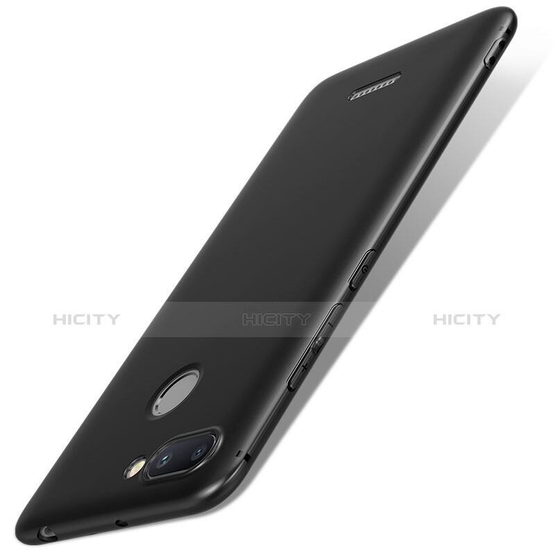 Silikon Hülle Handyhülle Ultra Dünn Schutzhülle S02 für Xiaomi Redmi 6 Schwarz