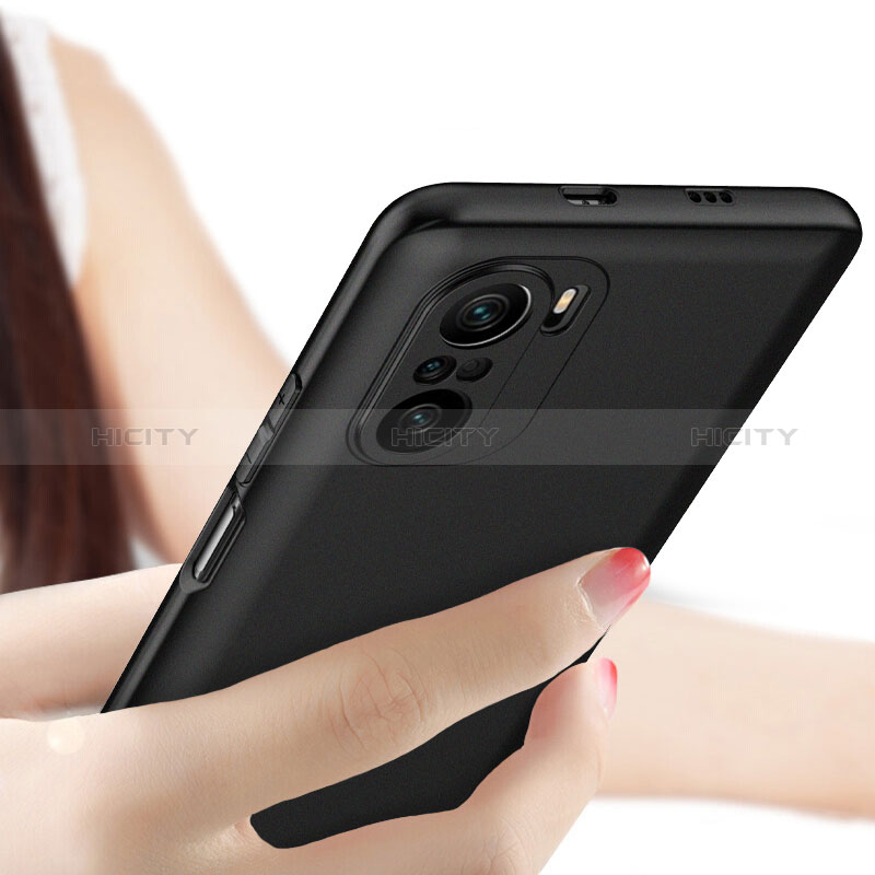Silikon Hülle Handyhülle Ultra Dünn Schutzhülle S02 für Xiaomi Redmi K40 Pro 5G Schwarz groß