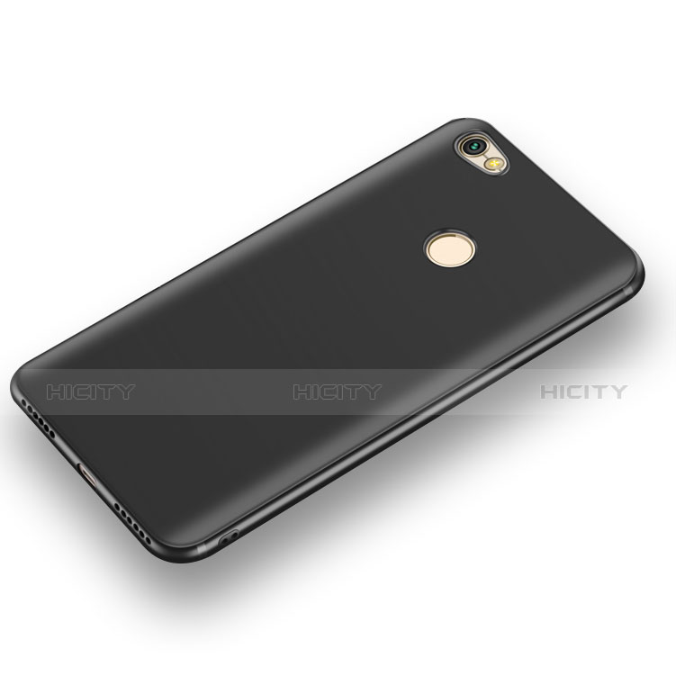Silikon Hülle Handyhülle Ultra Dünn Schutzhülle S02 für Xiaomi Redmi Note 5A Prime Schwarz